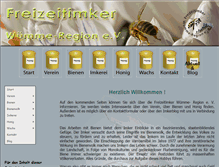 Tablet Screenshot of freizeitimker-wuemme-region.de